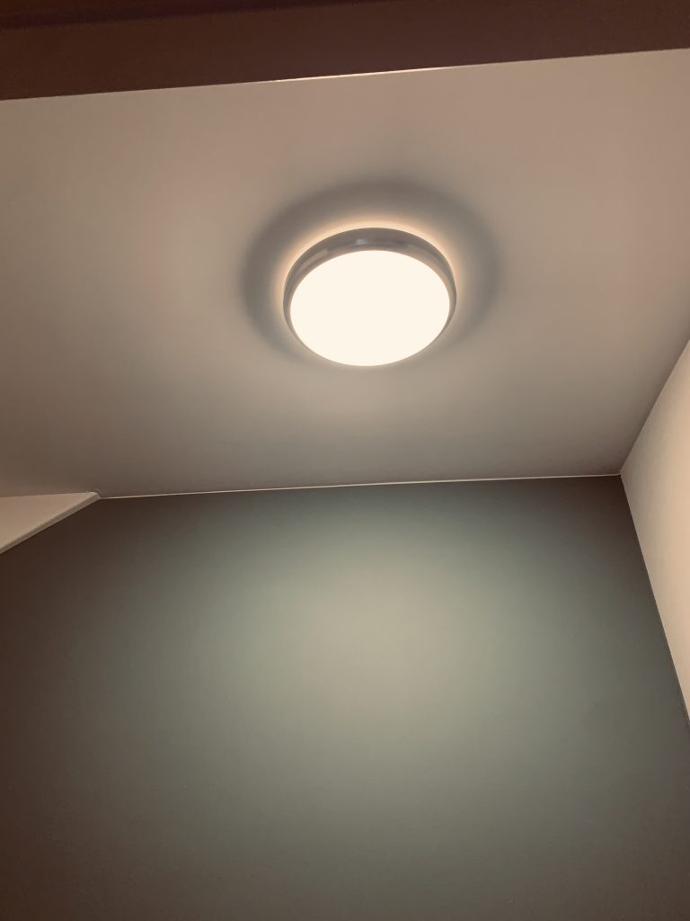 install lights and extractor fans